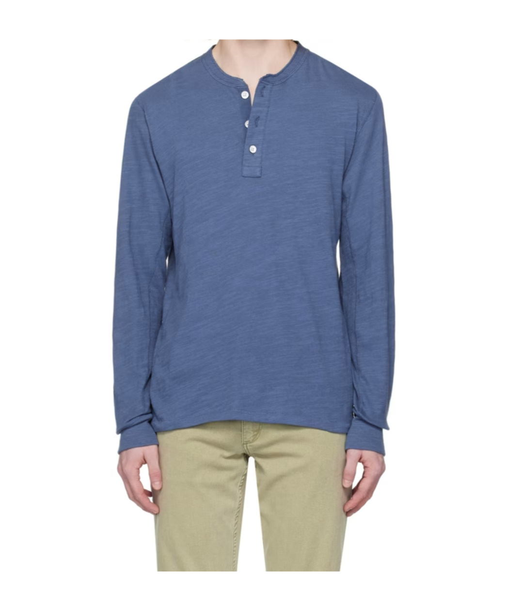 Rag & Bone Blue Classic Flame Henley