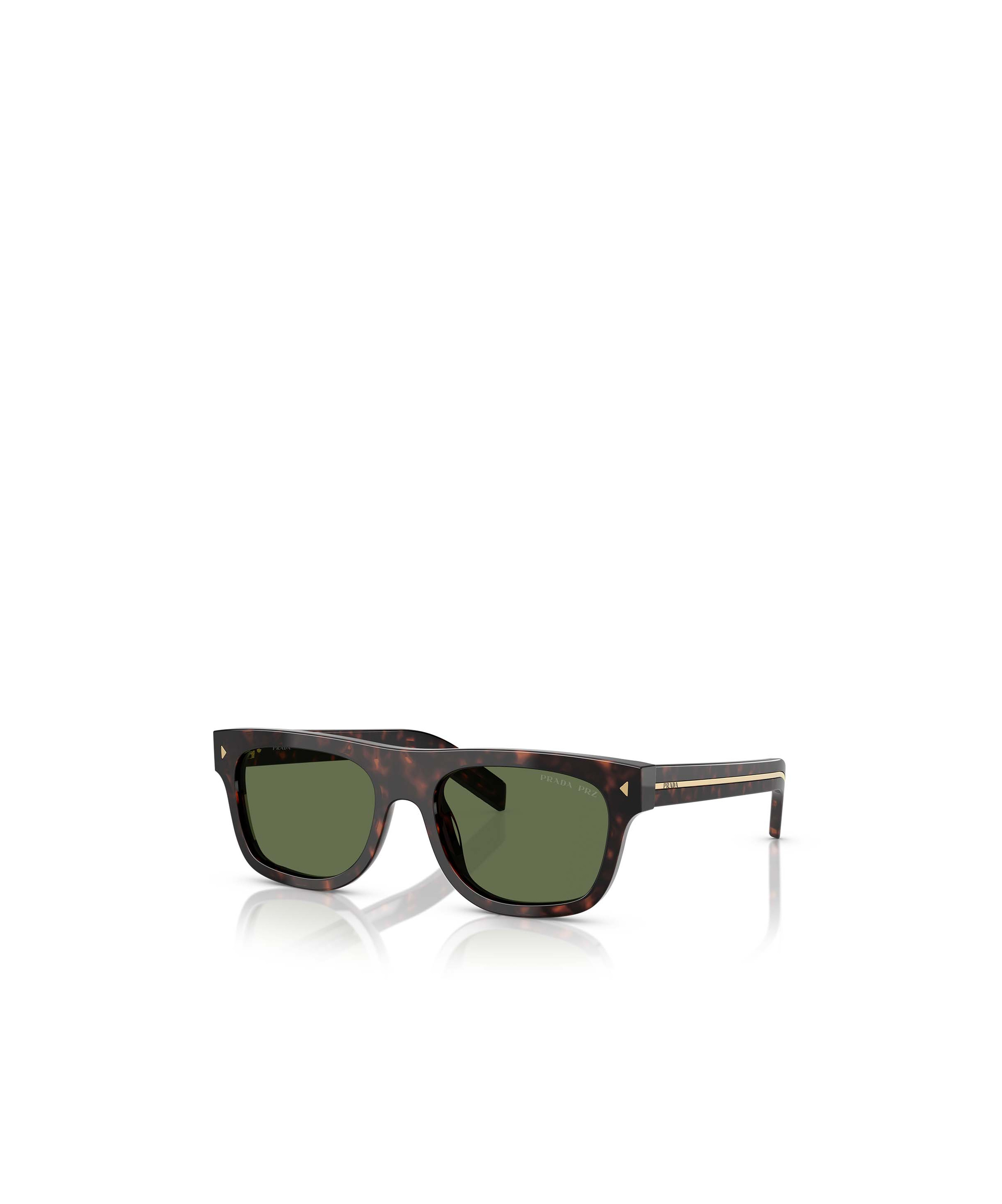 Prada Acetate Prb12s Sunglasses In Green