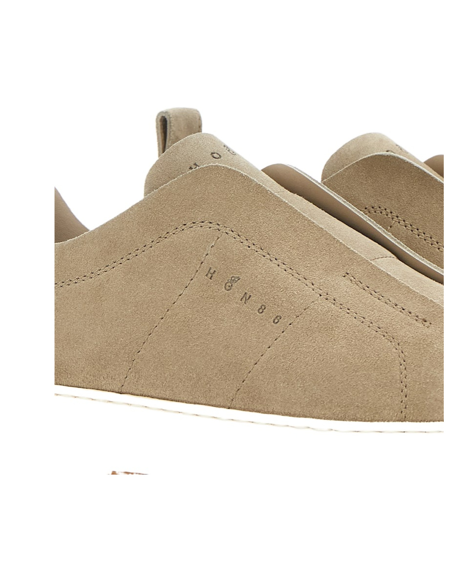 Hogan H-tv Low-cut Casual Shoes In Nude