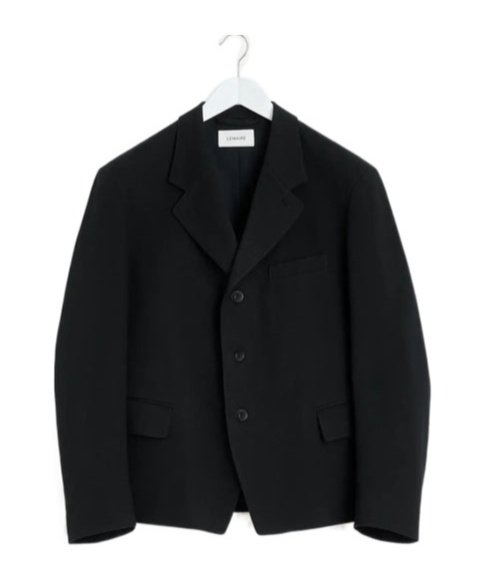 Lemaire Single-breasted Blazer In Black