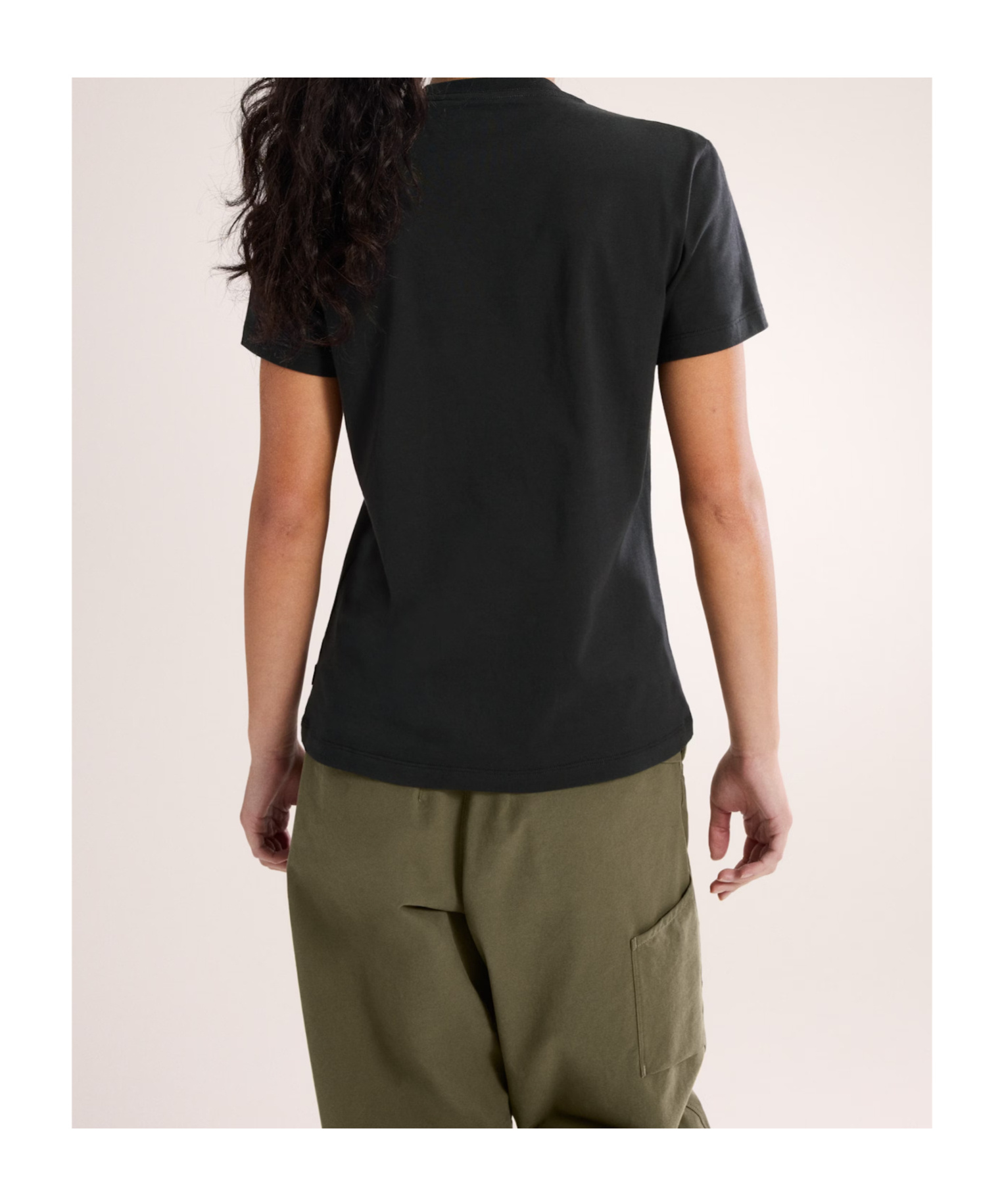 Arc'teryx Arc'word Cotton T-shirt Women's In Black