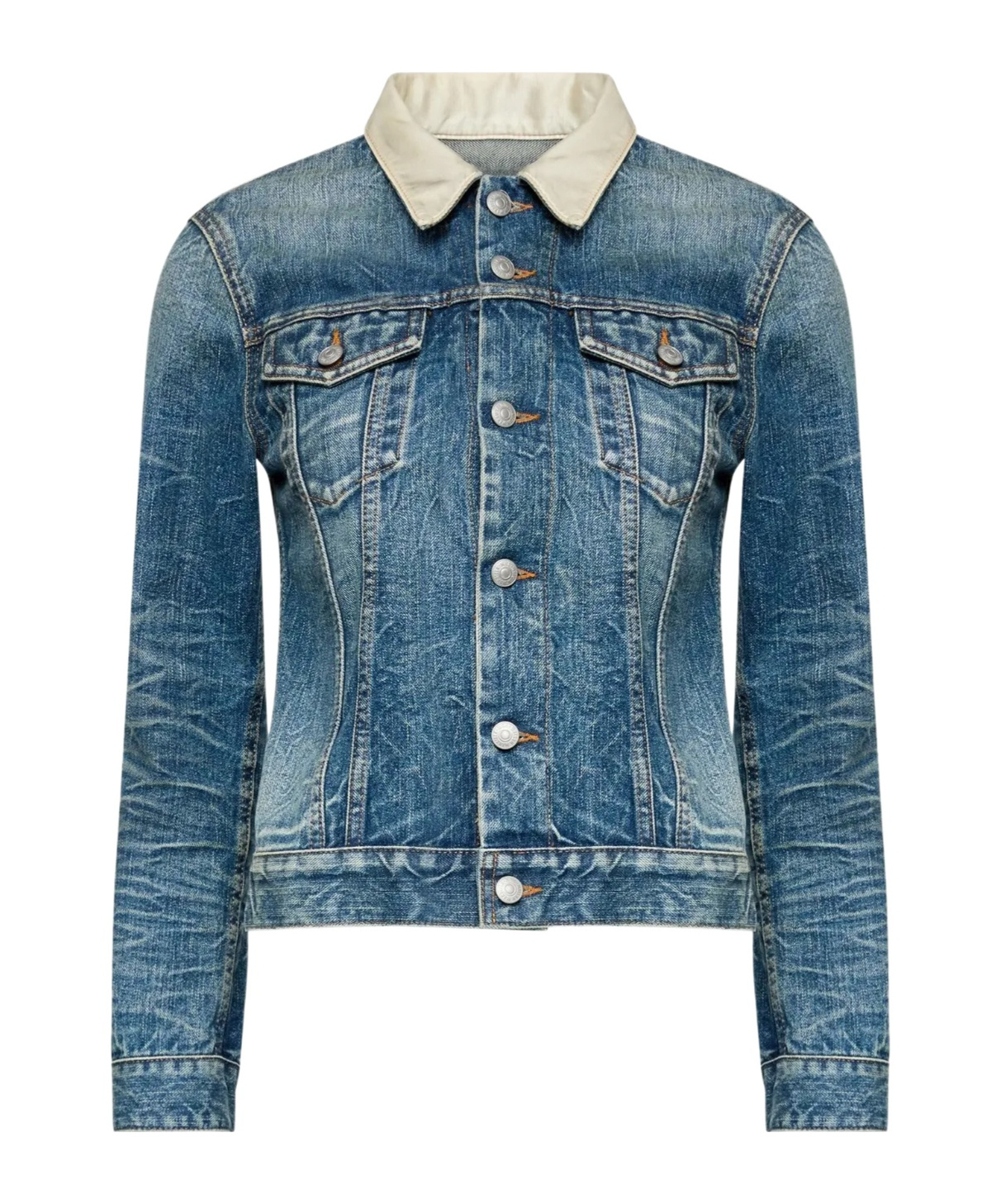 Shop Mm6 Maison Margiela Denim Jacket