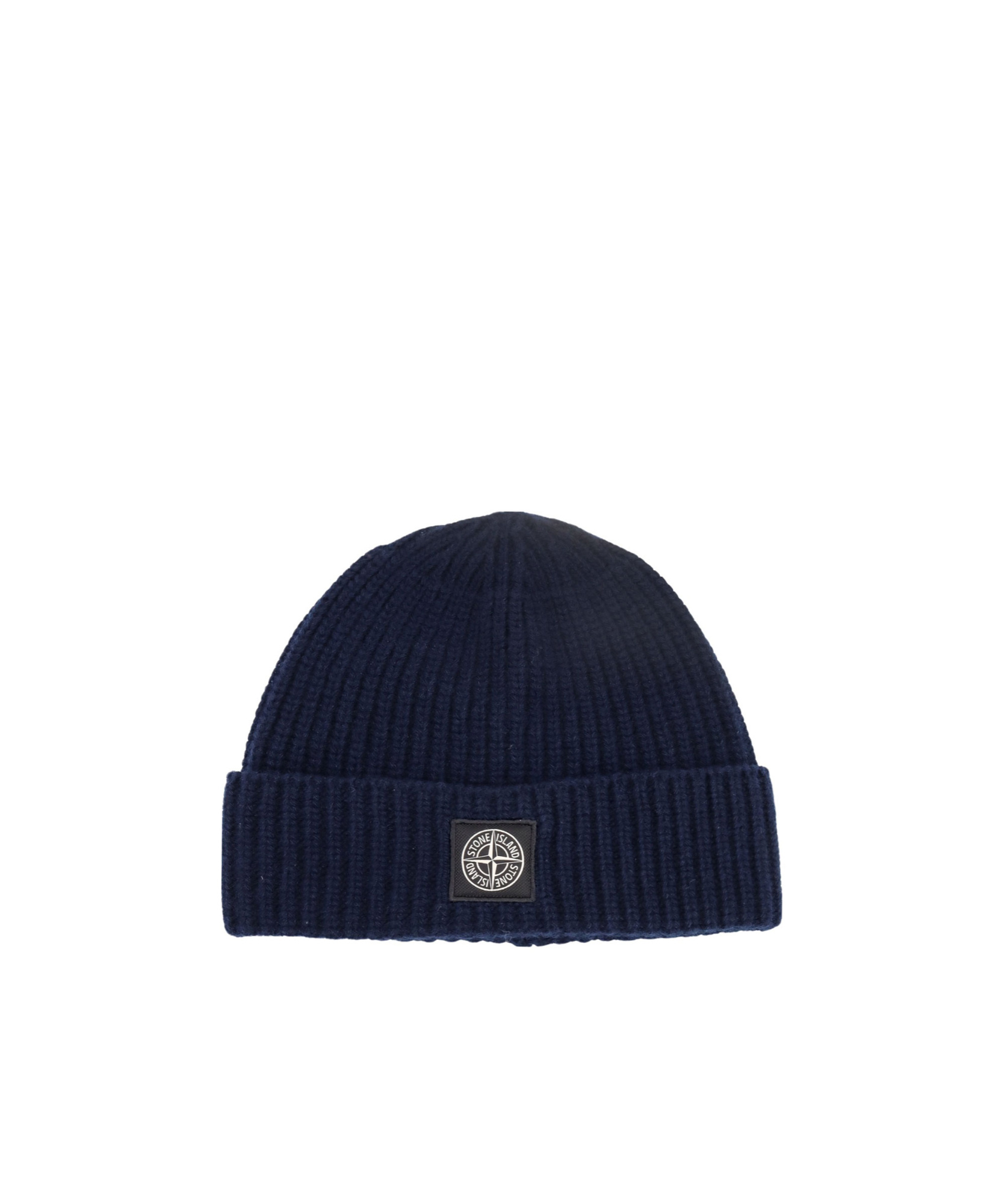 STONE ISLAND STONE ISLAND LOGO-PATCH BEANIE