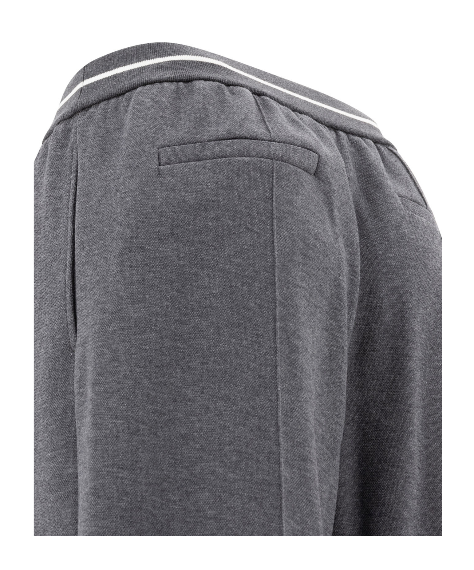 Brunello Cucinelli Cotton Piqué Wide-leg Sweatpants In Black