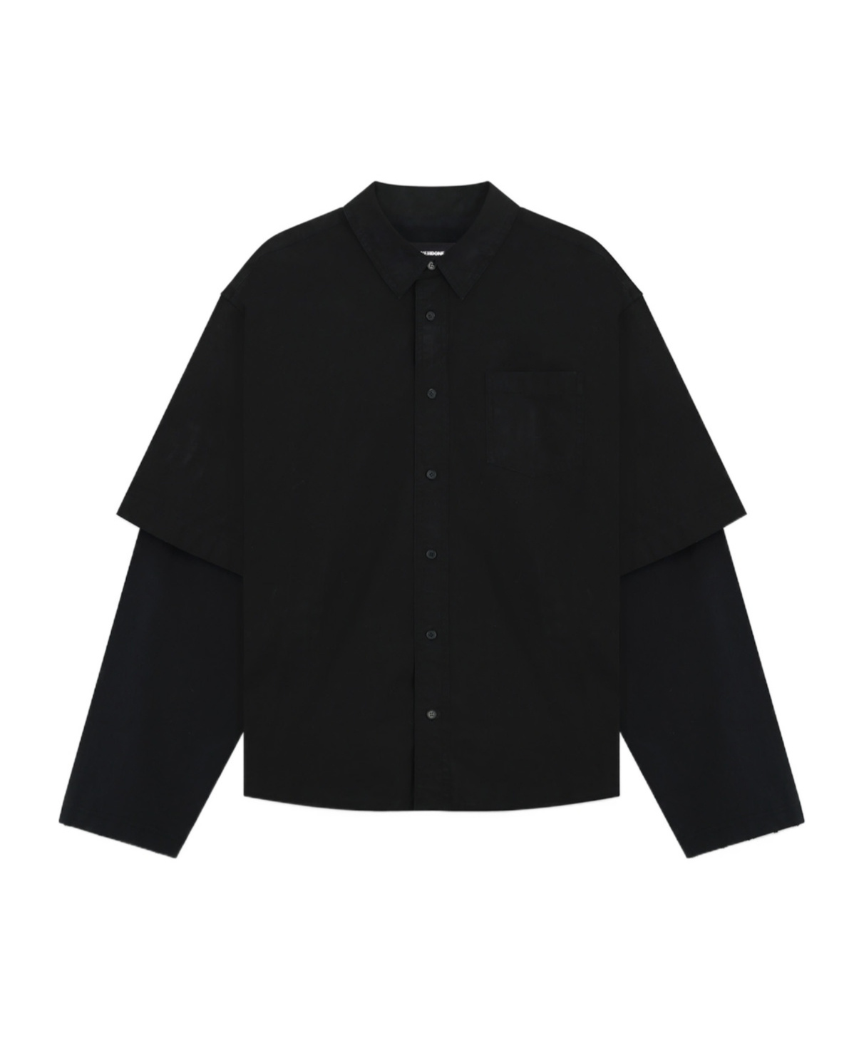 We11 Done Layered Shirt In Black