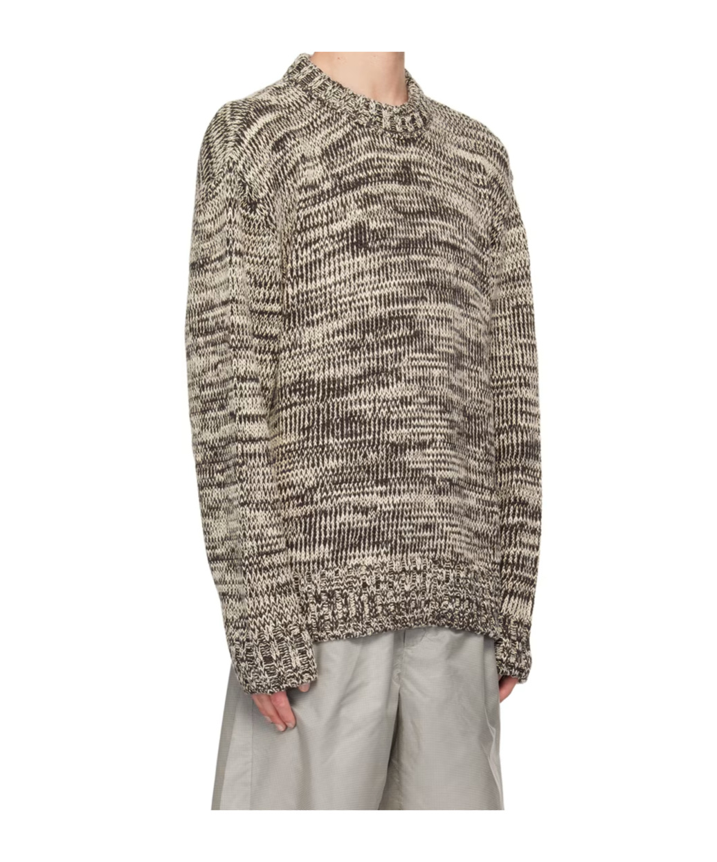 Norse Projects Rib Round-neck Sweater In Nude