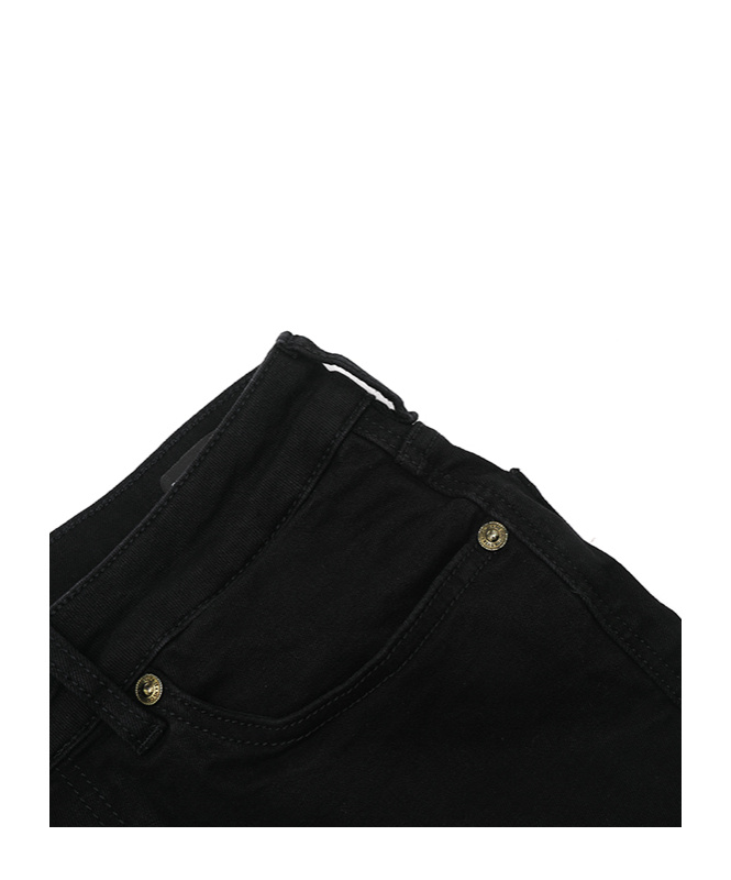 Versace Jeans Belt-loop Jeans In Black