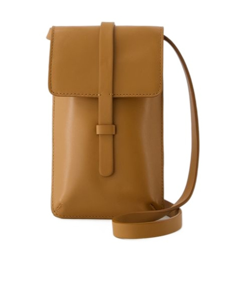 Ines De La Fressange Logo Shoulder Bag In Brown