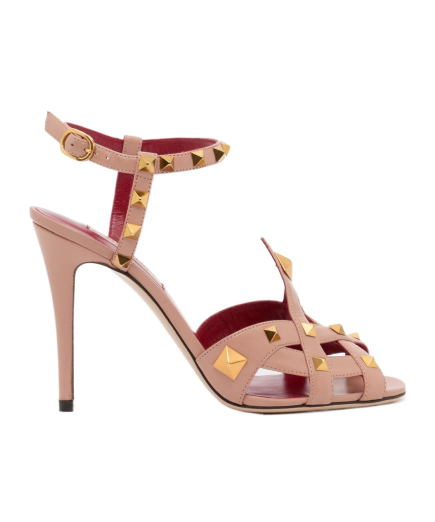 Valentino Open-toe High-heeled Sandals In Pink