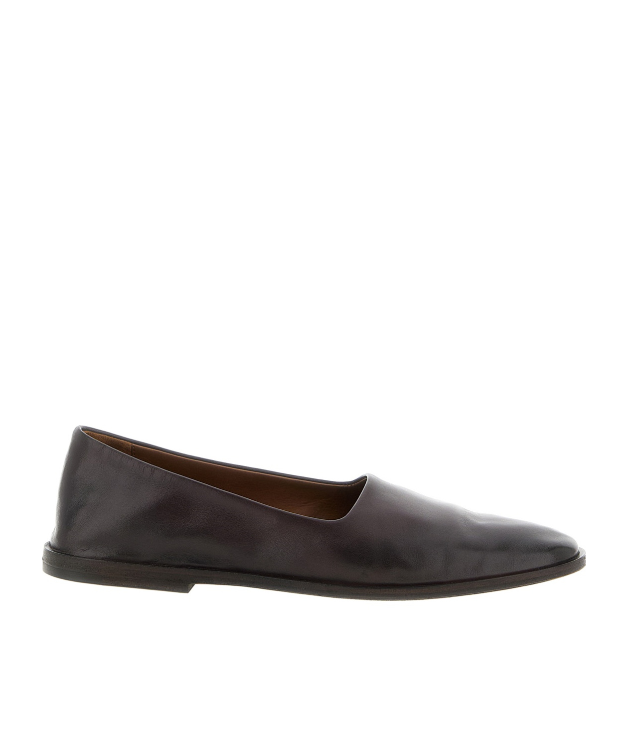 Marsèll Round-toe Flats In Black