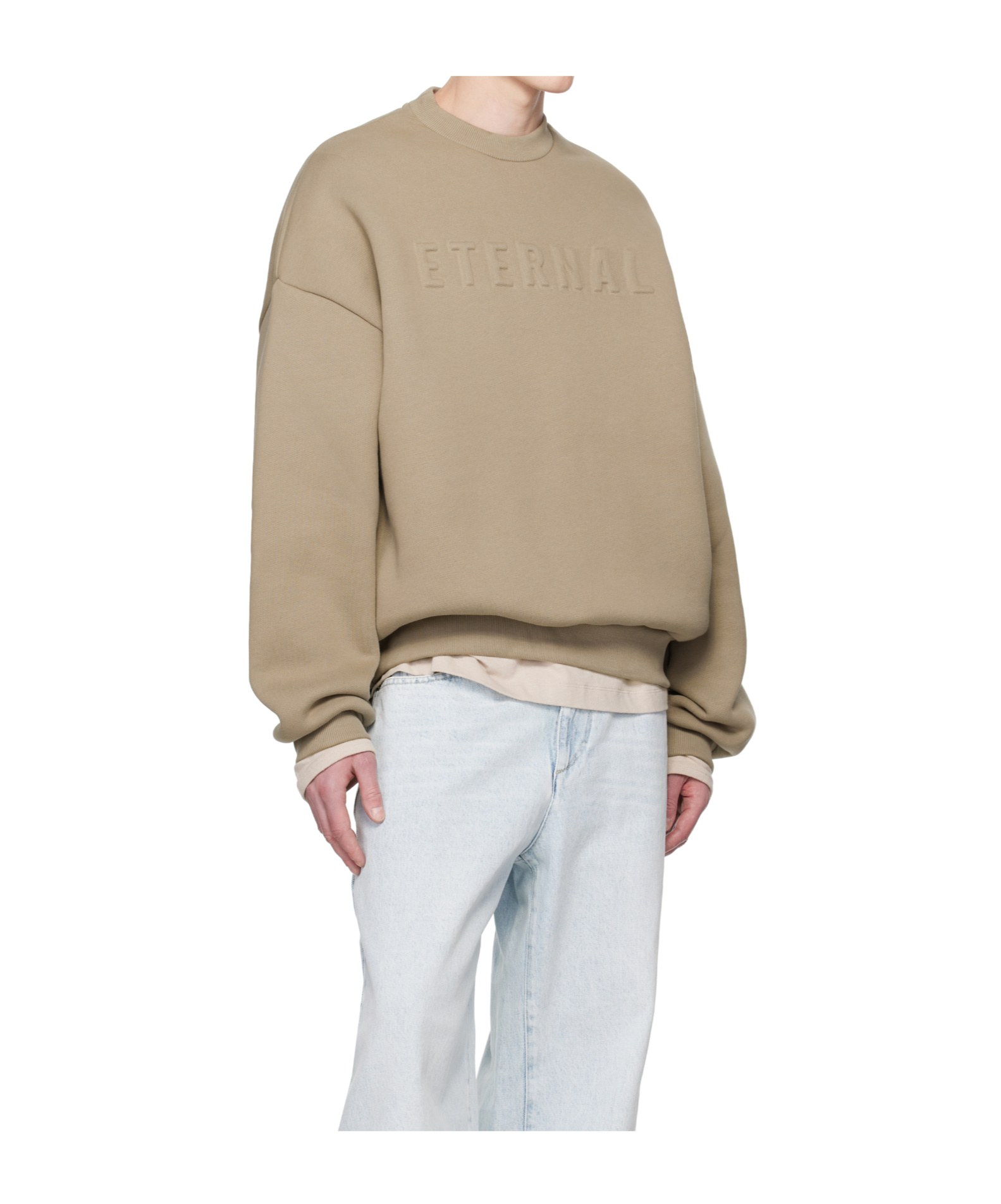 Fear Of God Round Neck Long-sleeved Sweatshirt In Multi