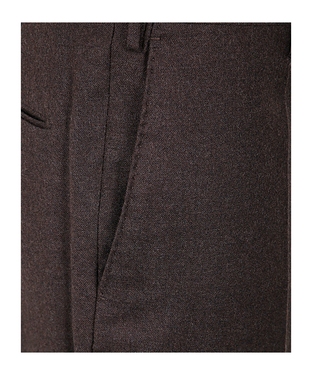 Incotex Belt-loop Casual Pants In Black