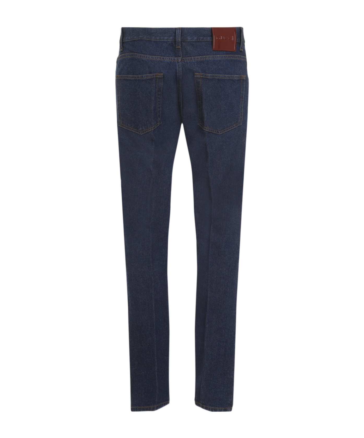 Gucci Jeans With Web Detailing In Black