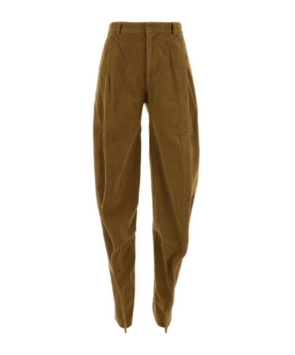 Y/project Y Project Women Caramel Stretch Velvet Pant In Brown