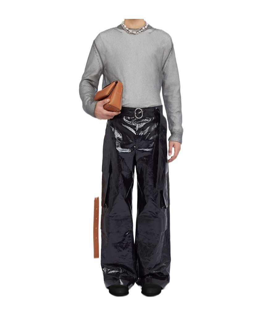 Jil Sander Layered Jumper In Gray