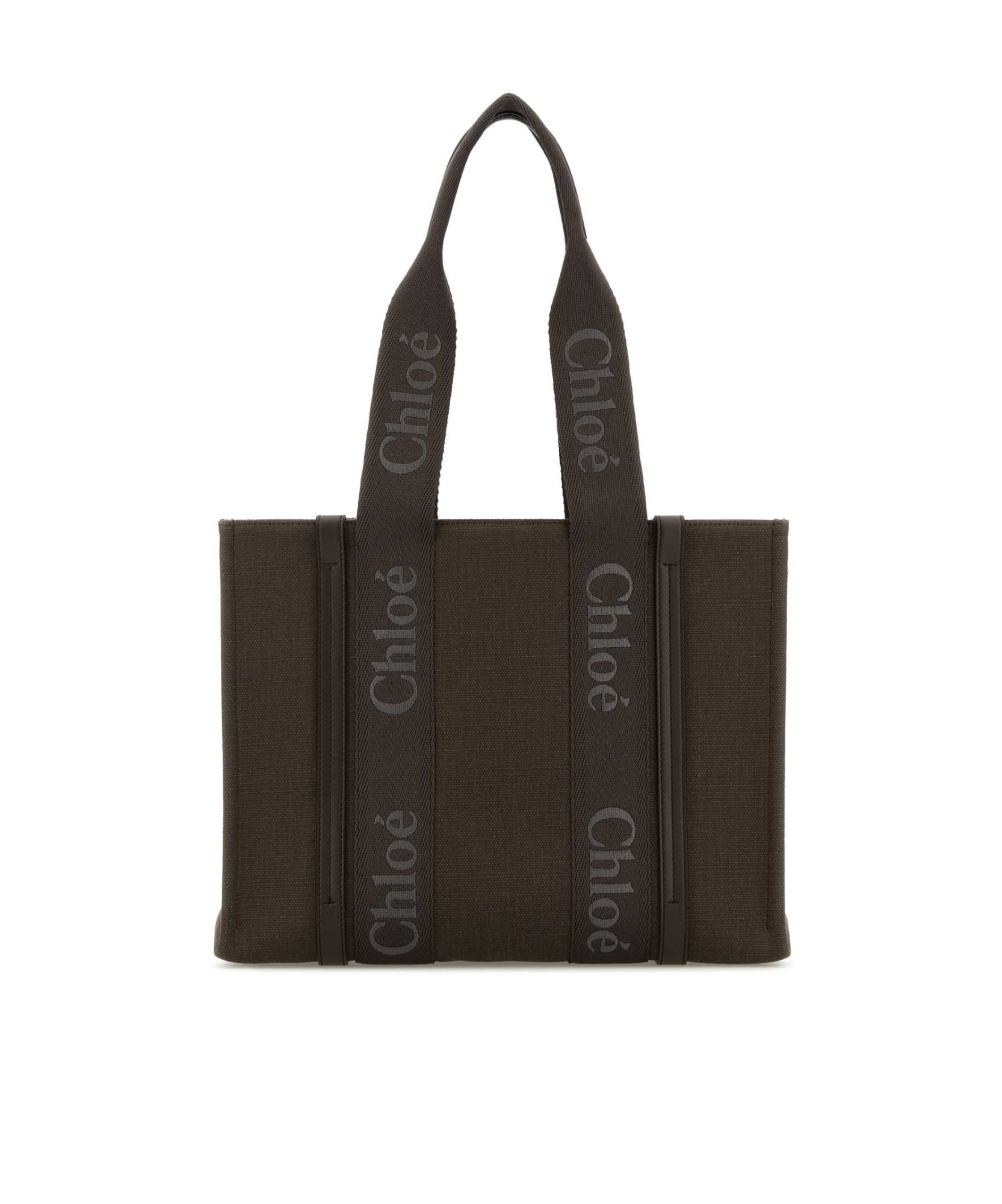 Chloé Medium Logo Shoulder Bag In Black