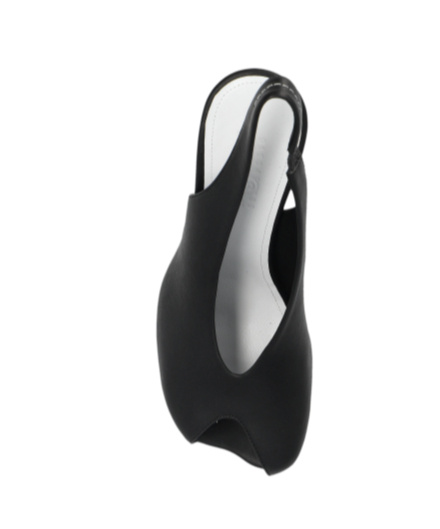 Shop Mm6 Maison Margiela 10mm Slingback Pumps In Black