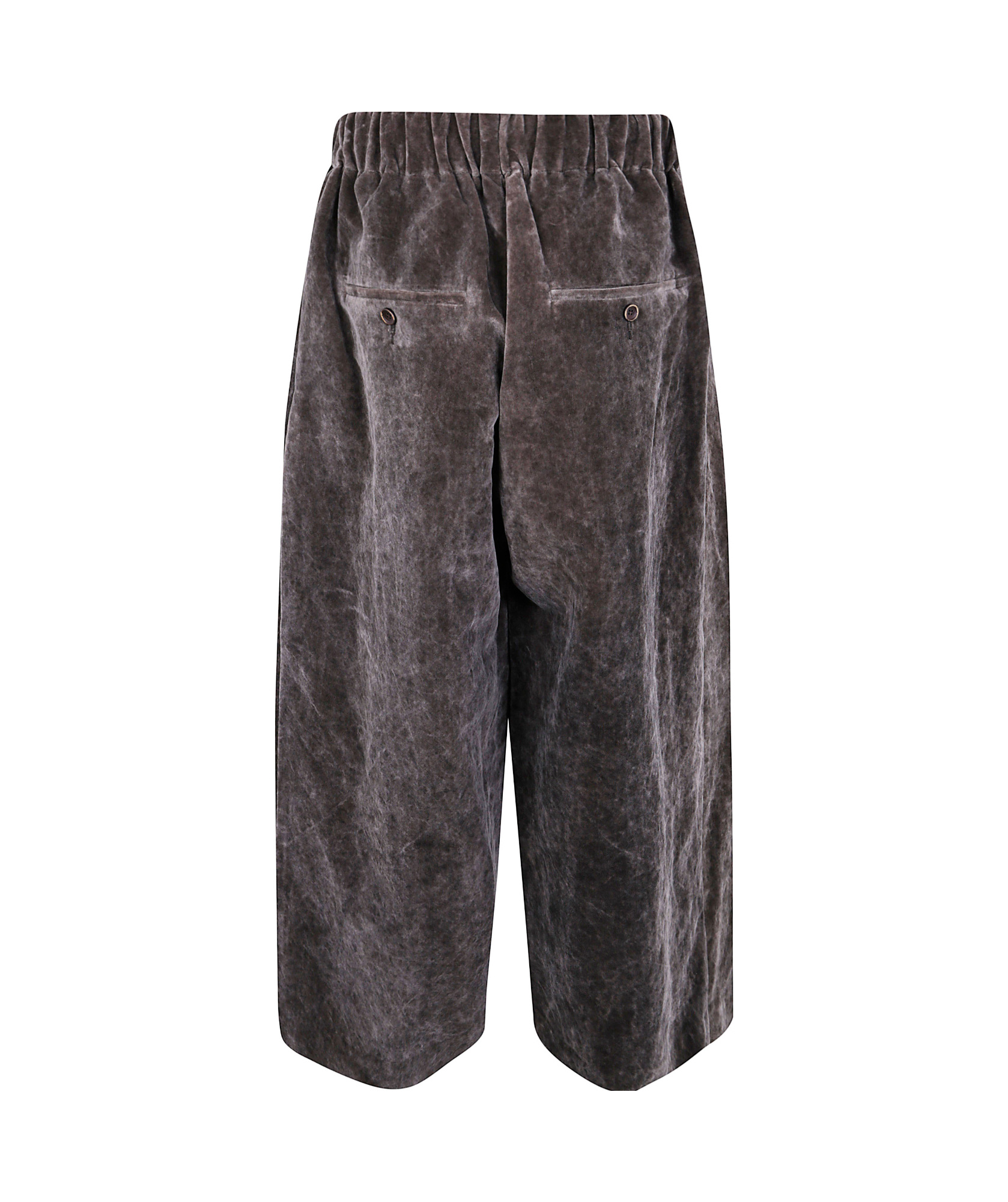 Uma Wang Pleat-detail Trousers In Gray