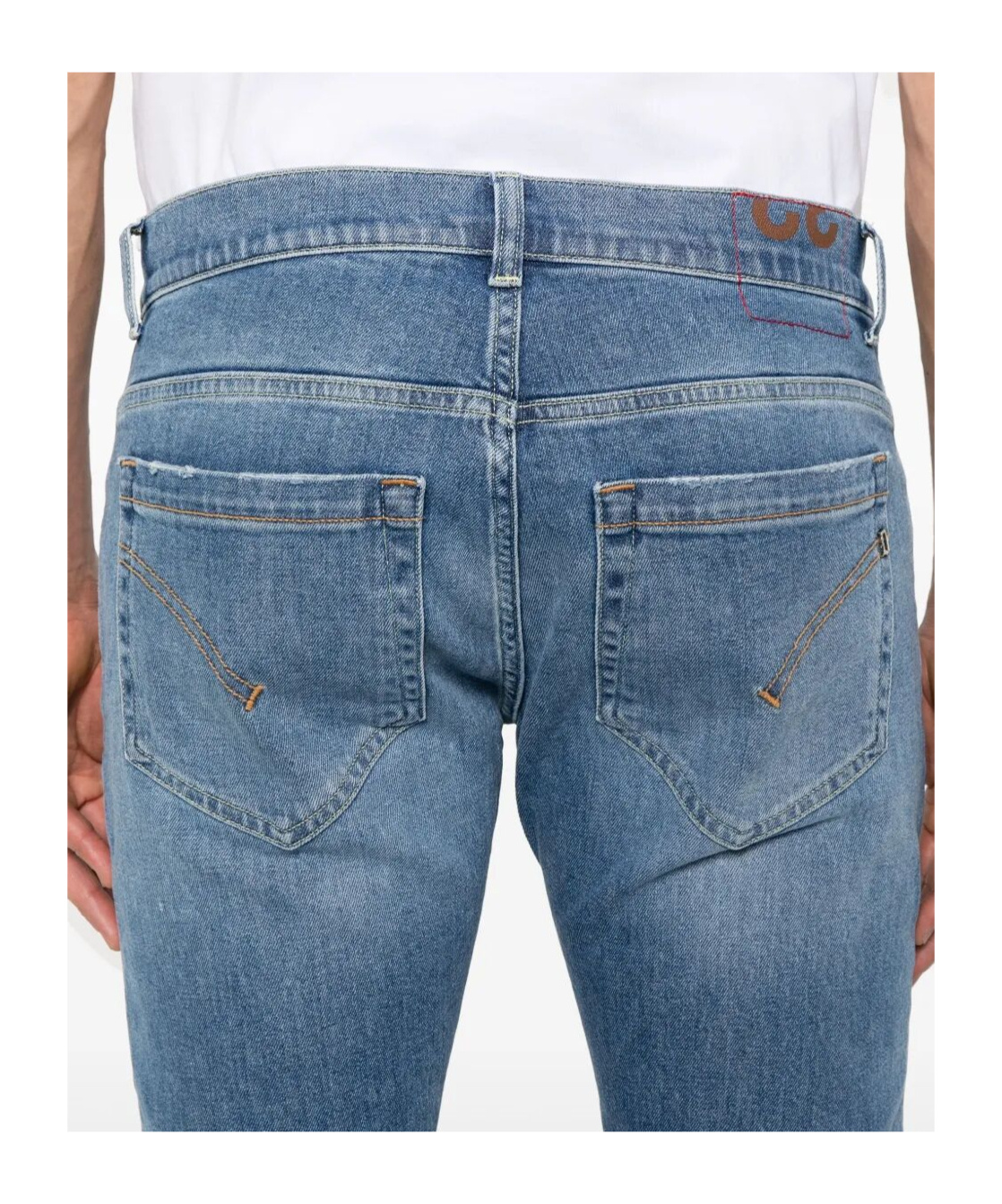 Dondup Belt-loop Jeans In Blue
