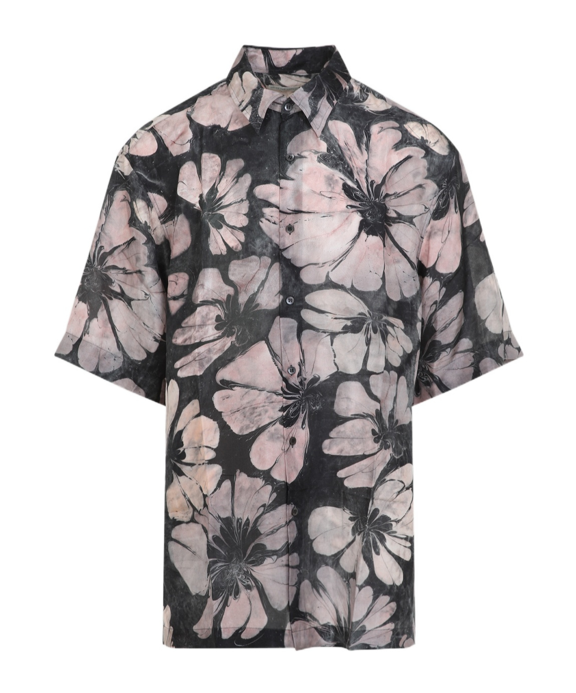 Dries Van Noten Men's Cassidye Shirt In Gray