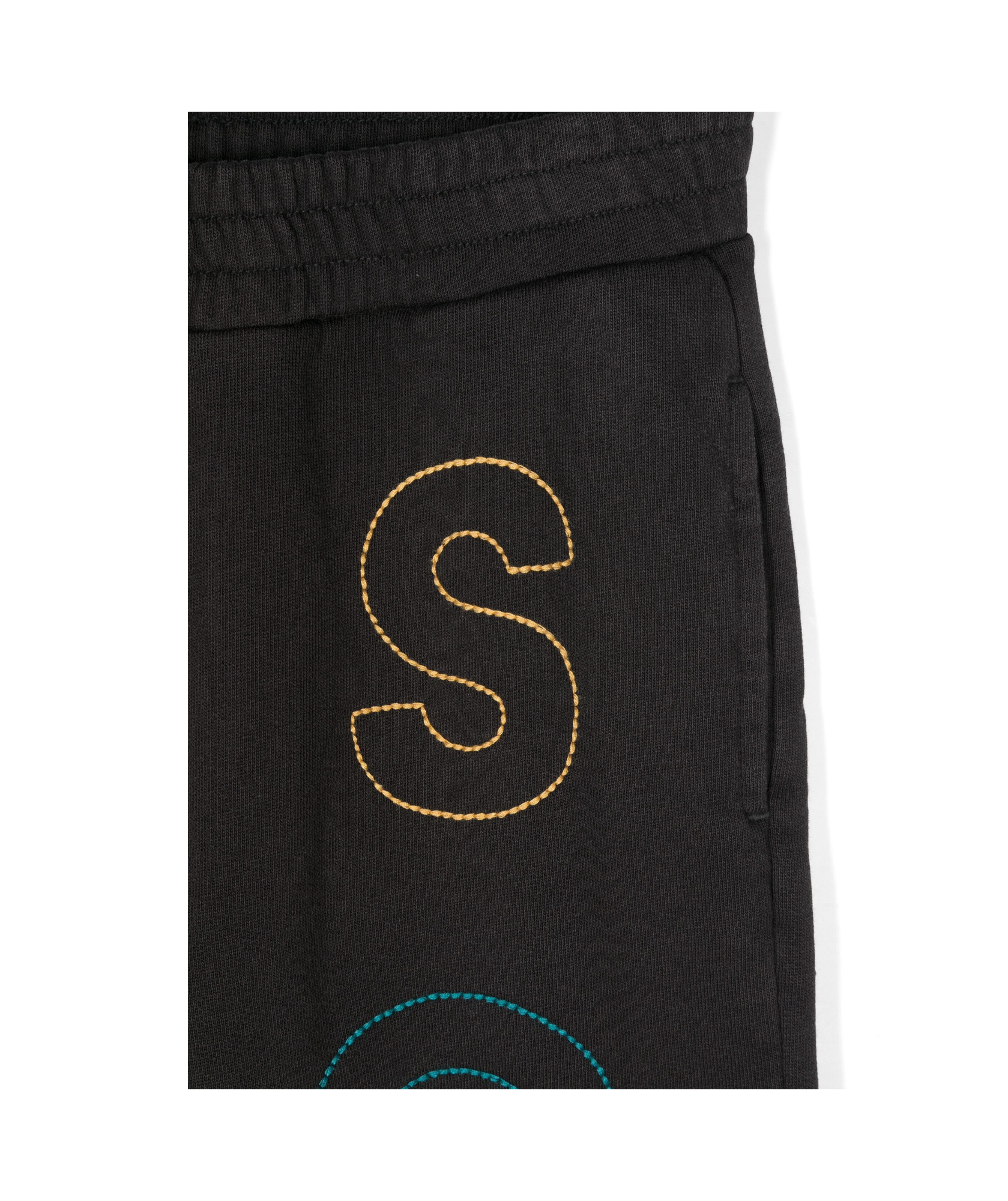 Stella Mccartney Elastic Waist Sweatpants In Black