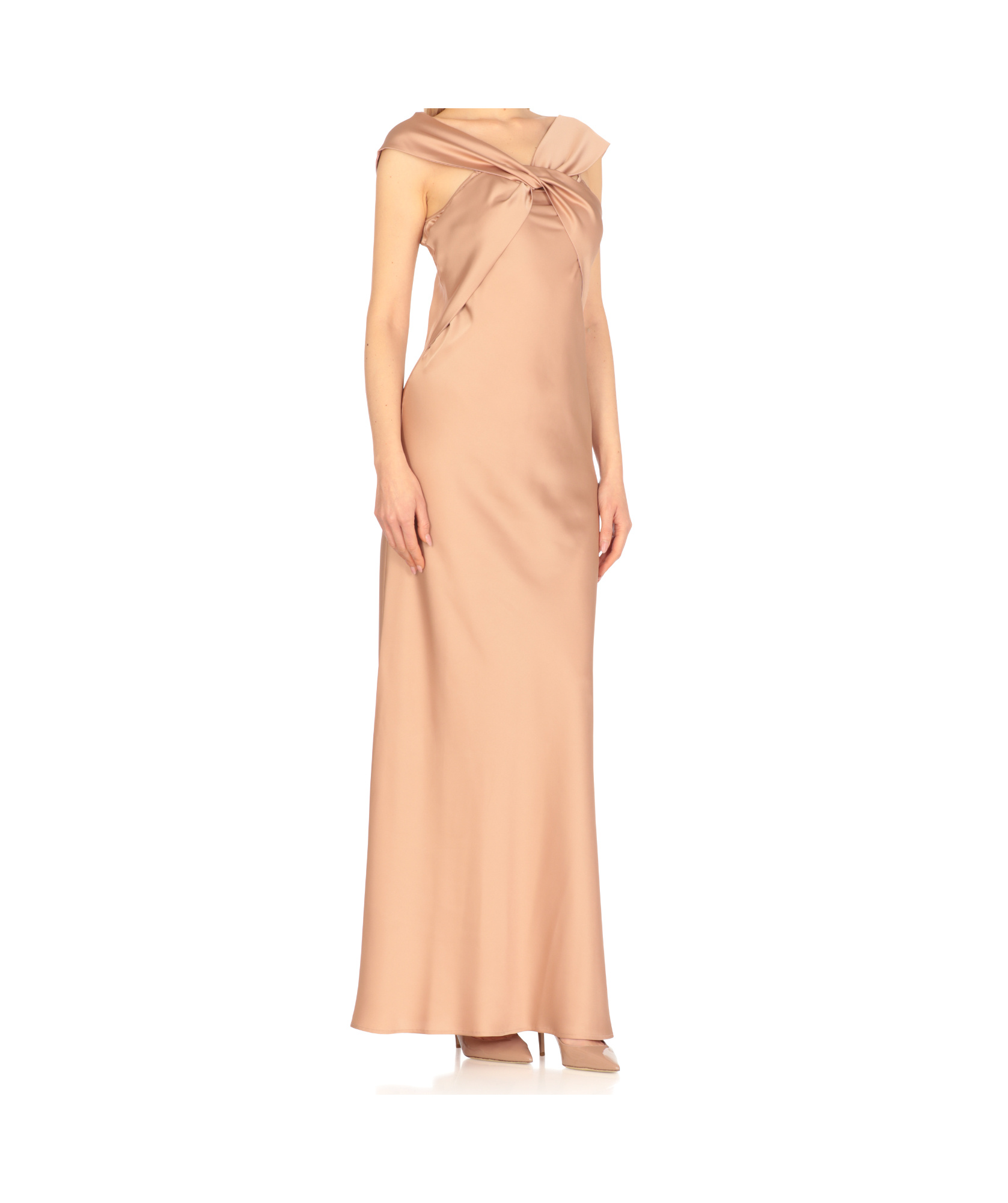 D Exterior D.exterior Knotted Maxi Dress In Multi