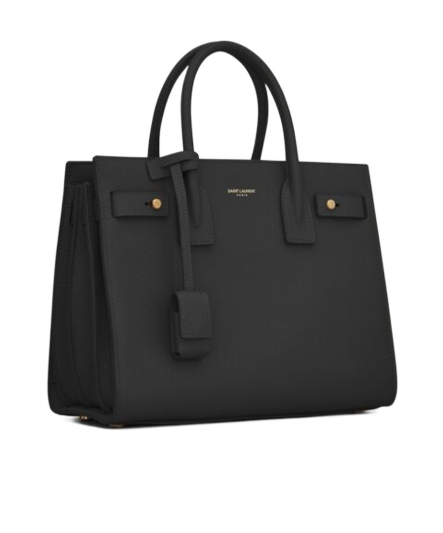 Saint Laurent Small Sac De Jour Tote In Black