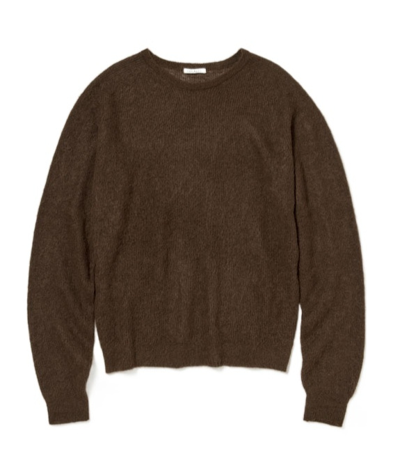 Auralee Baby Suri Sweater In Brown