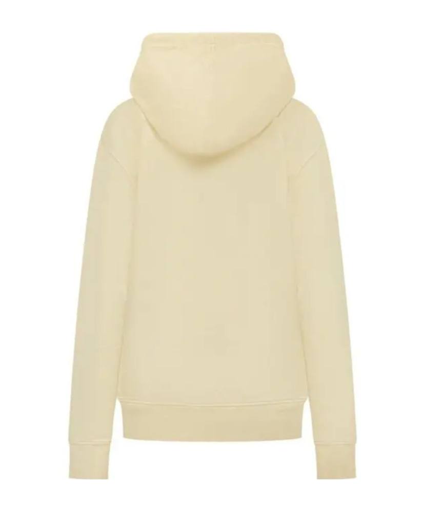 Jw Anderson Logo Lettering Drawstring Hoodie In Yellow