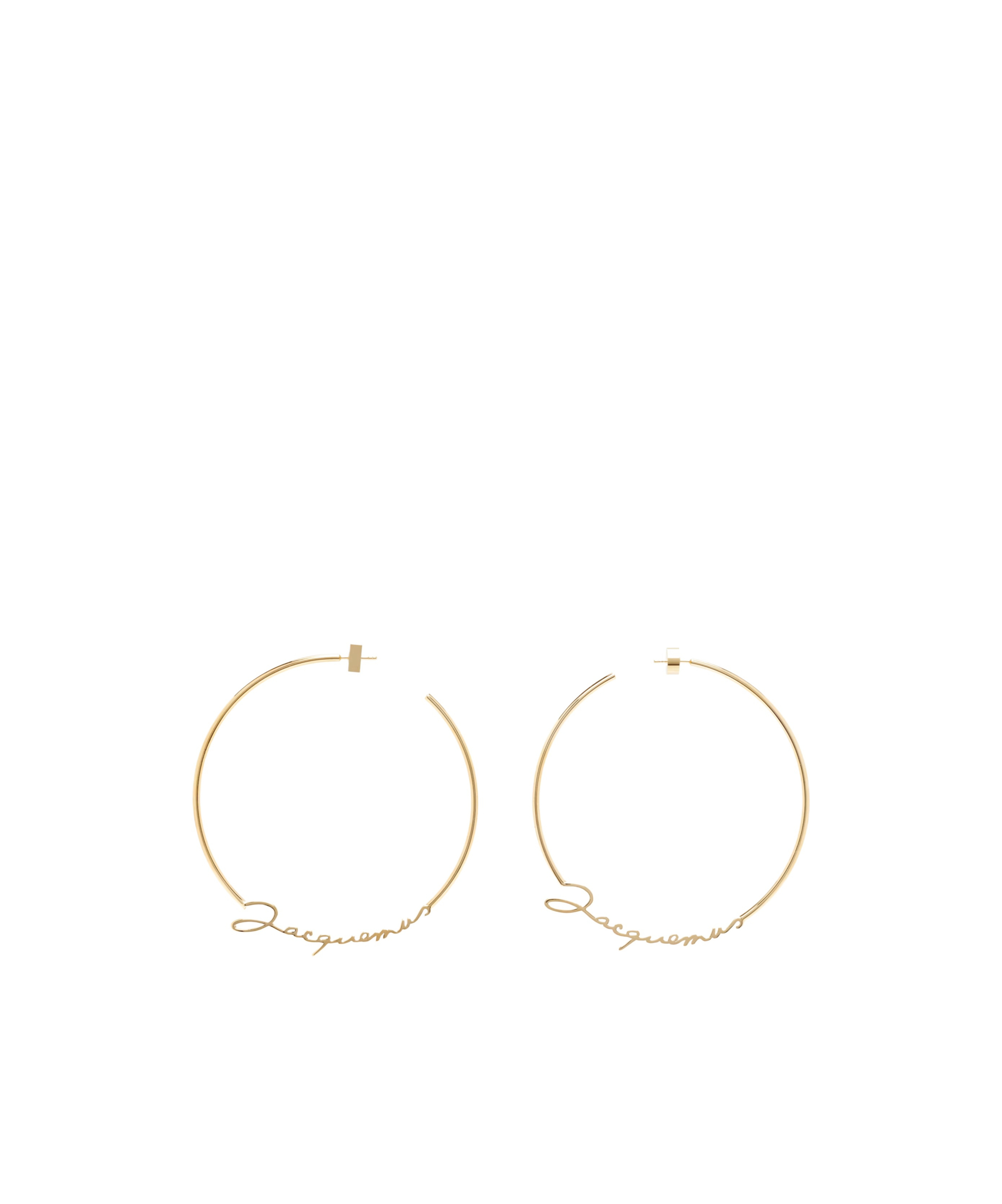 Jacquemus The  Hoops Earrings In Gold