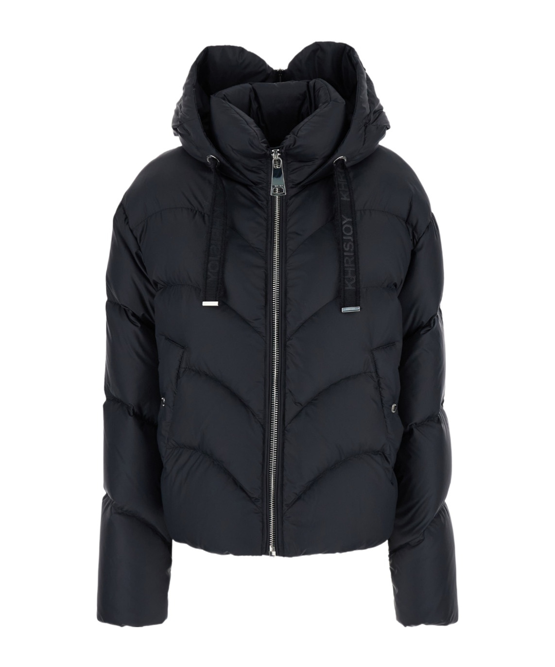 Khrisjoy Quilted Down Jacket In Black