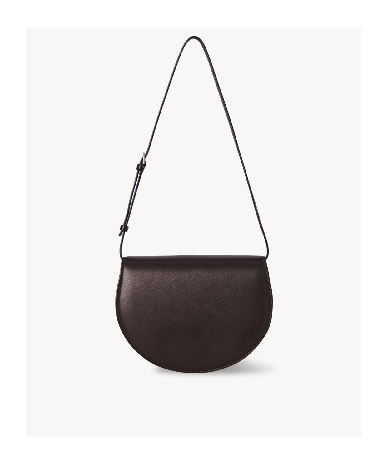 The Row Logo Shoulder Bag In Black