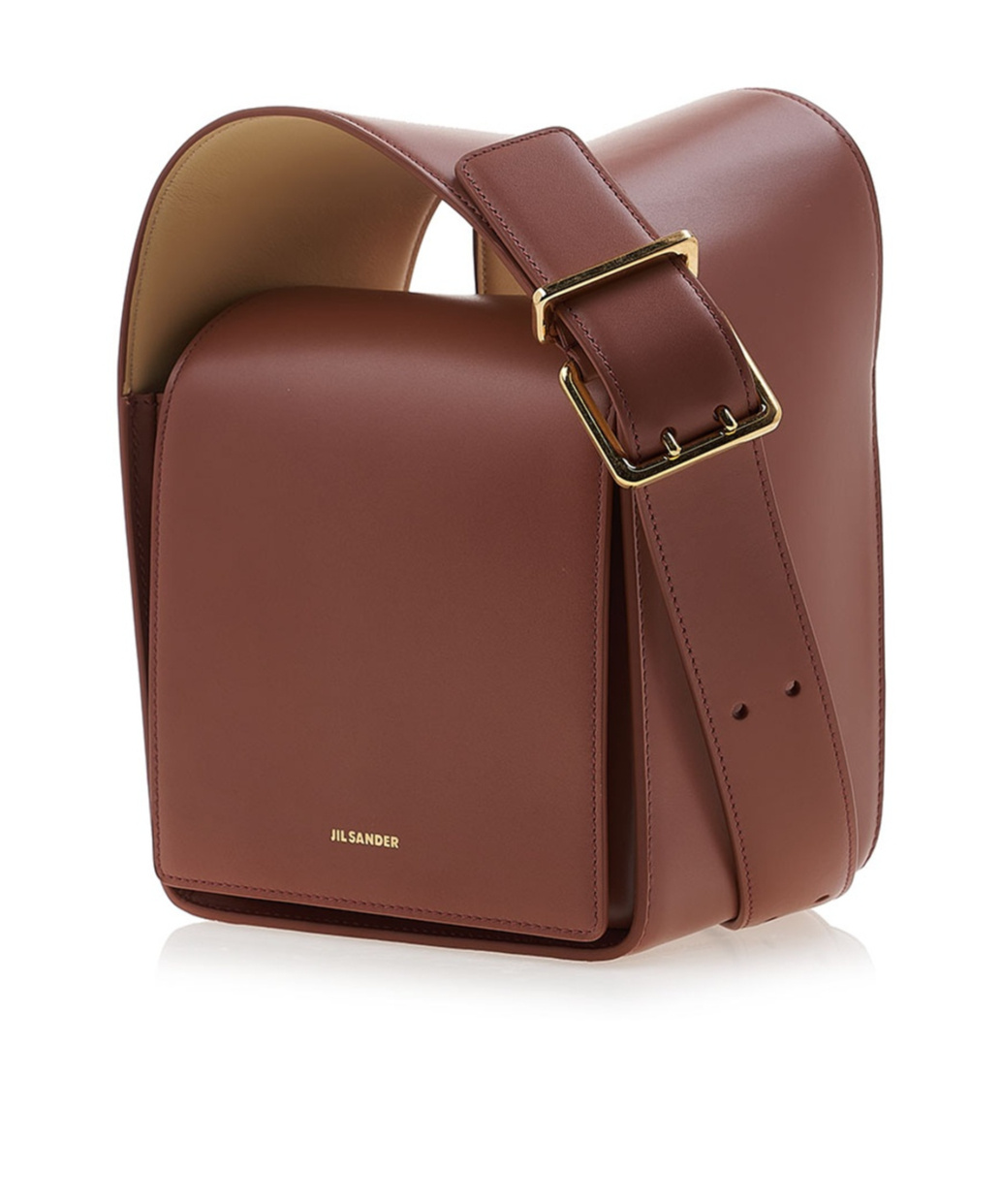 JIL SANDER LOGO SHOULDER BAG