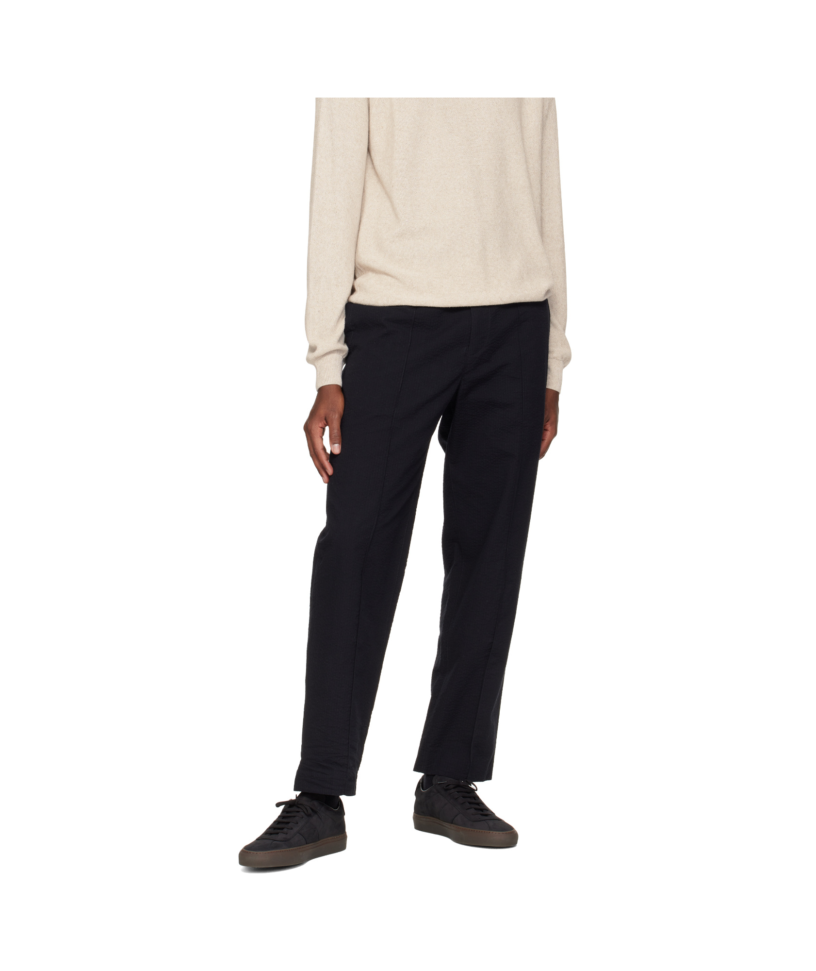 Common Projects Black Tennis Trainer Sneakers In Black