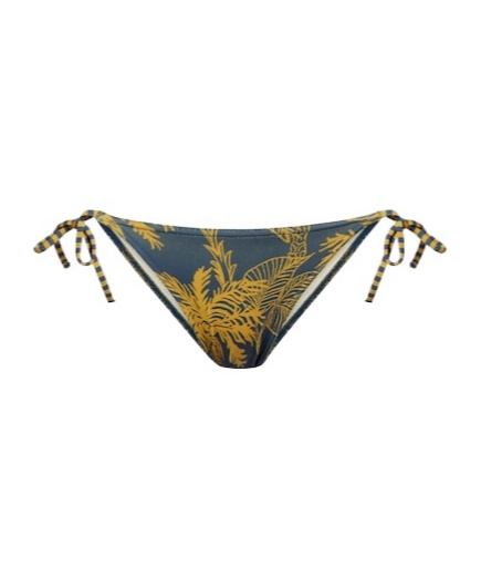 Eres Printed Drawstring Swim Trunks In Multicolor