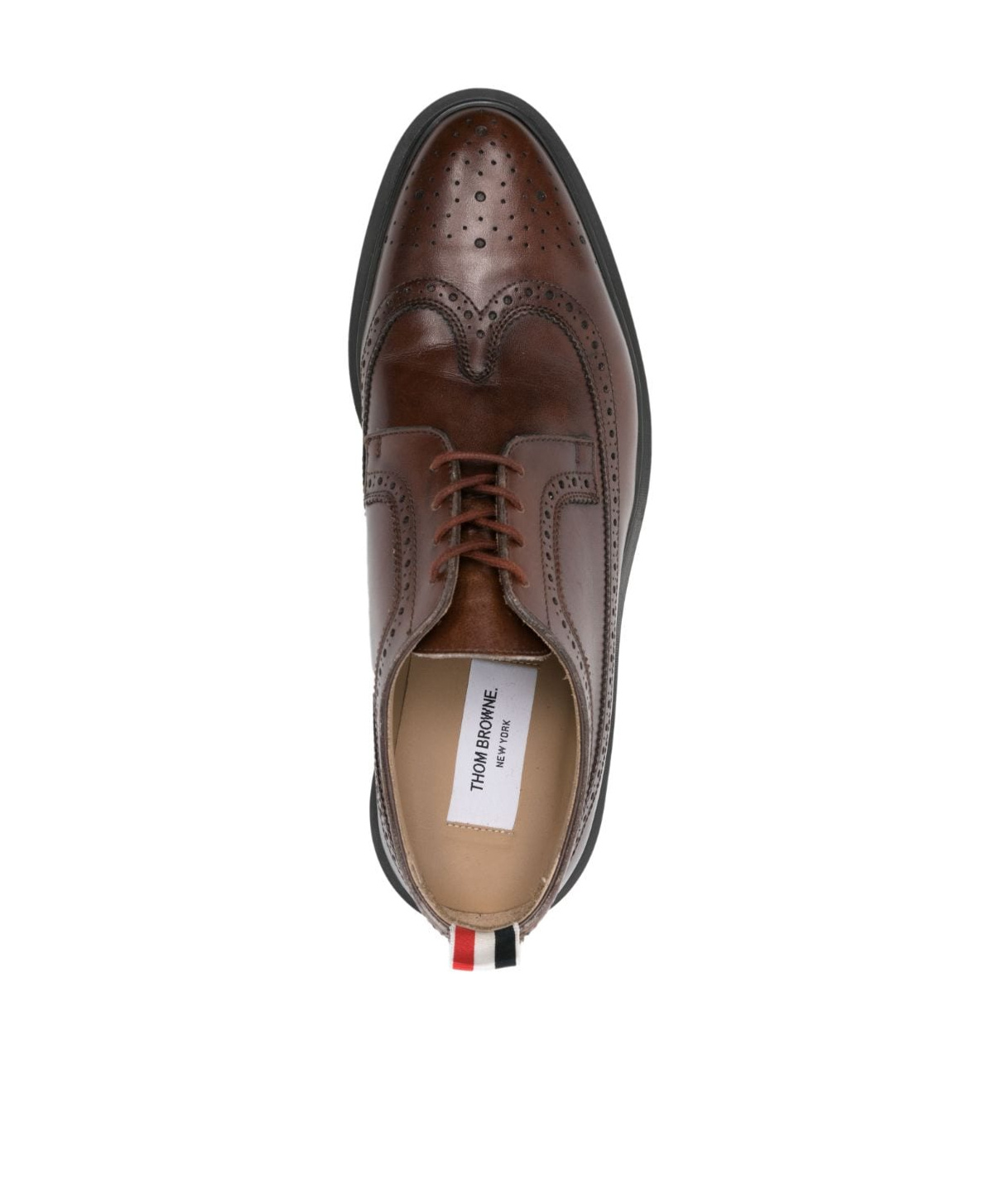 Thom Browne Longwing Round-toe Brogues In Multicolor