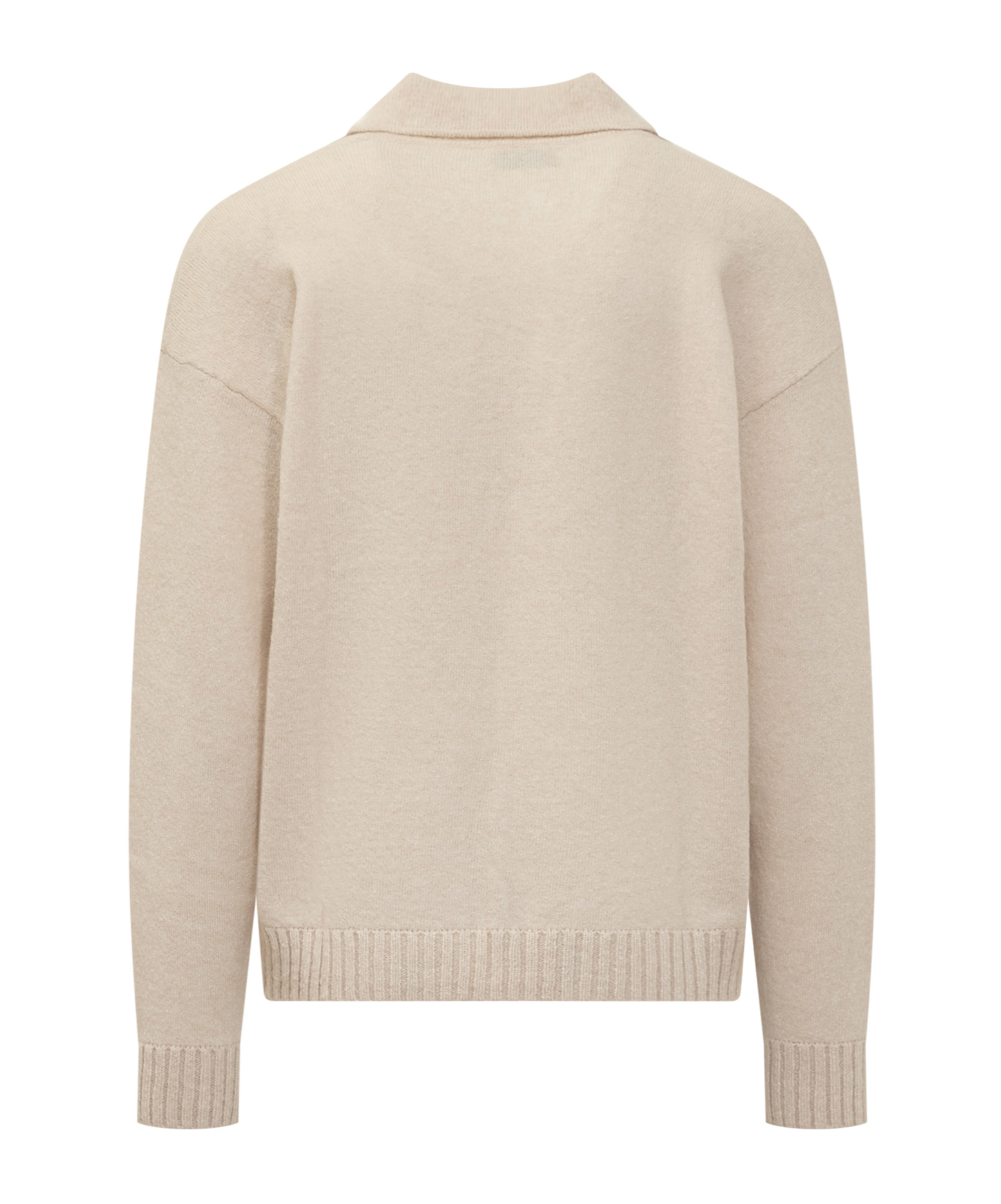 LANEUS BRUSHED-FINISH POLO SWEATER
