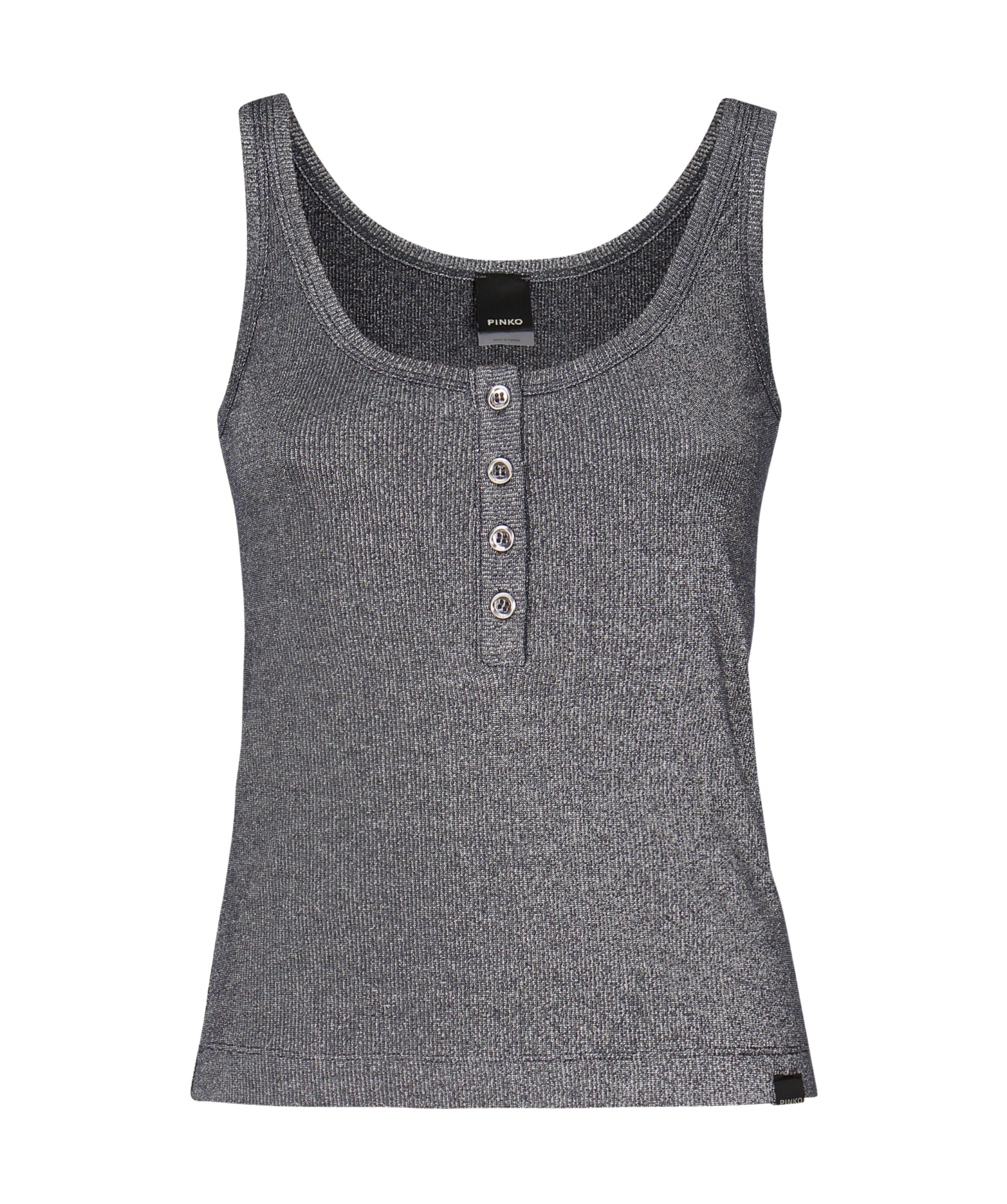 Pinko Sleeveless Vest In Gray