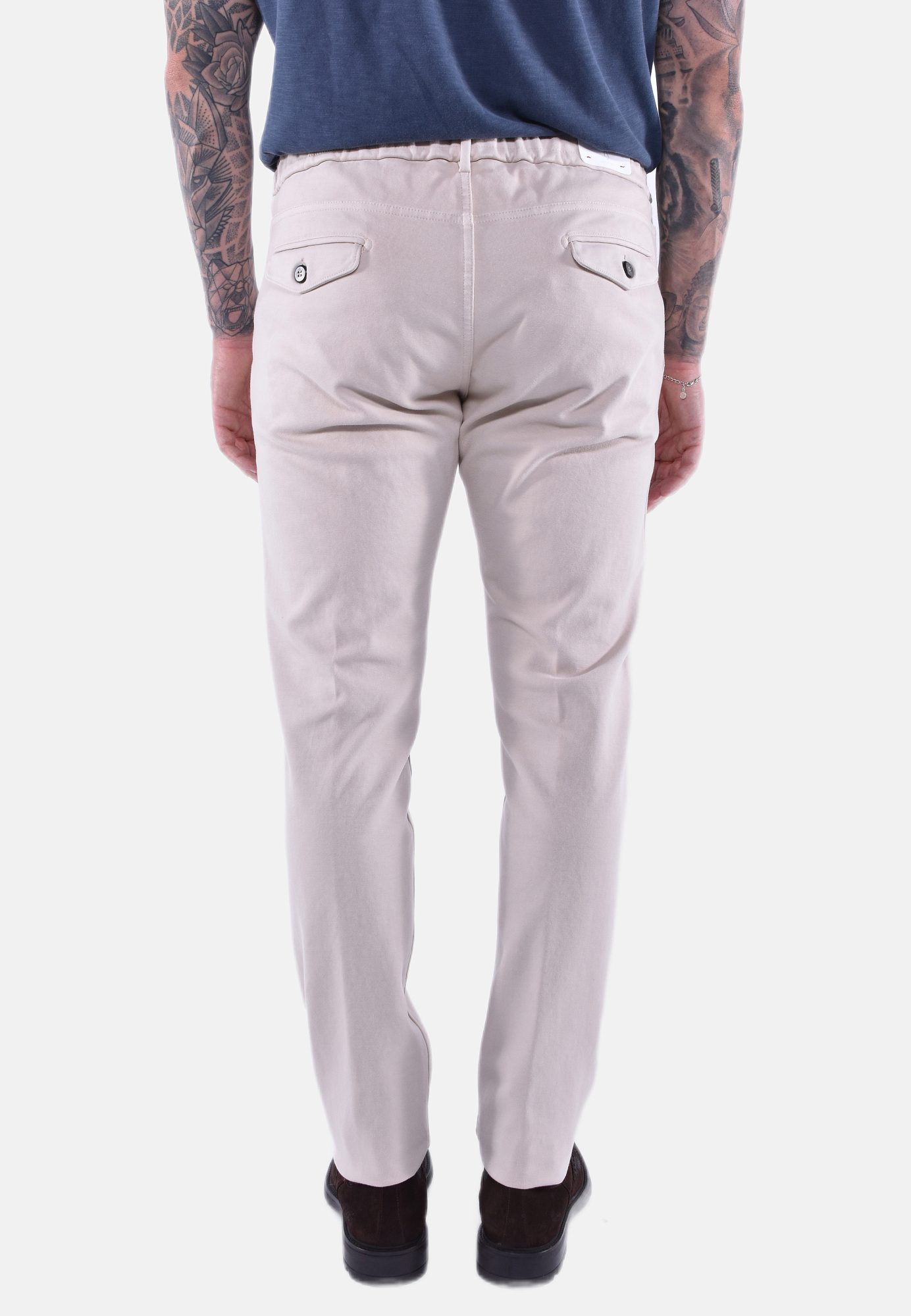 Eleventy Drawstring Casual Pants In Multi