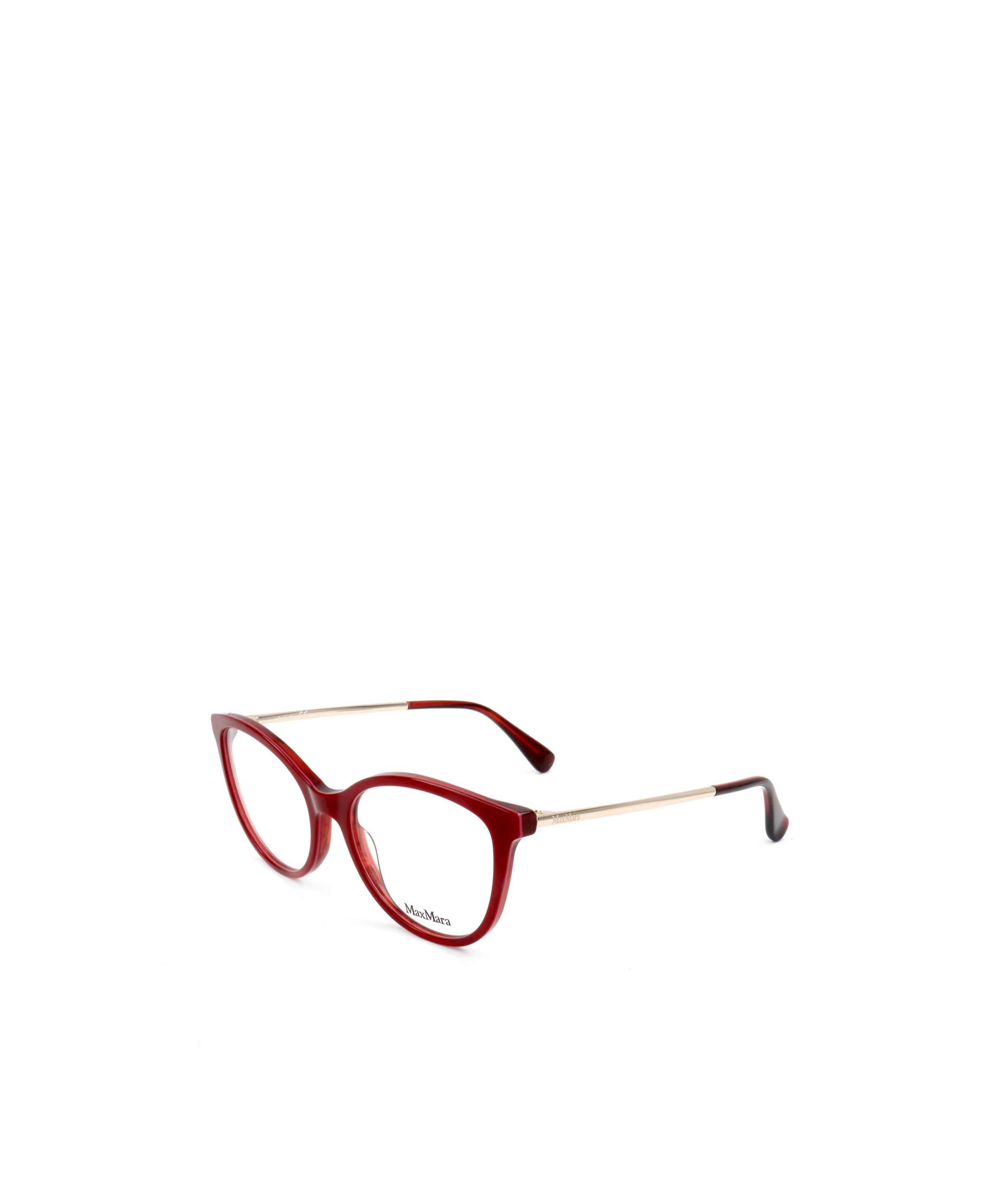 Max Mara Round-frame Optical Glasses In Red