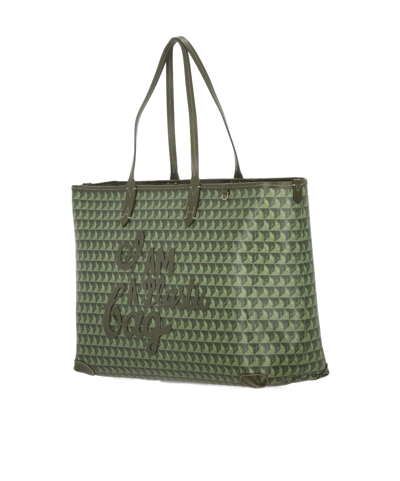 Anya Hindmarch Double-handle Shoulder Bag In Green