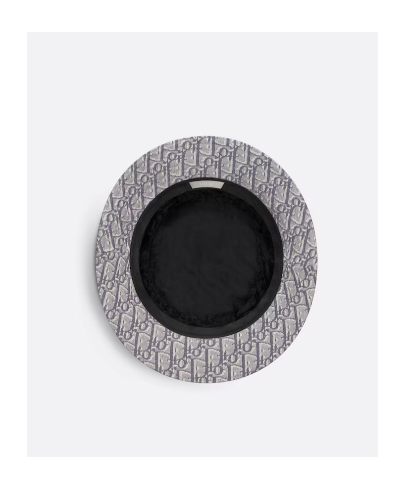 Dior Logo Fisherman Hat In Gray