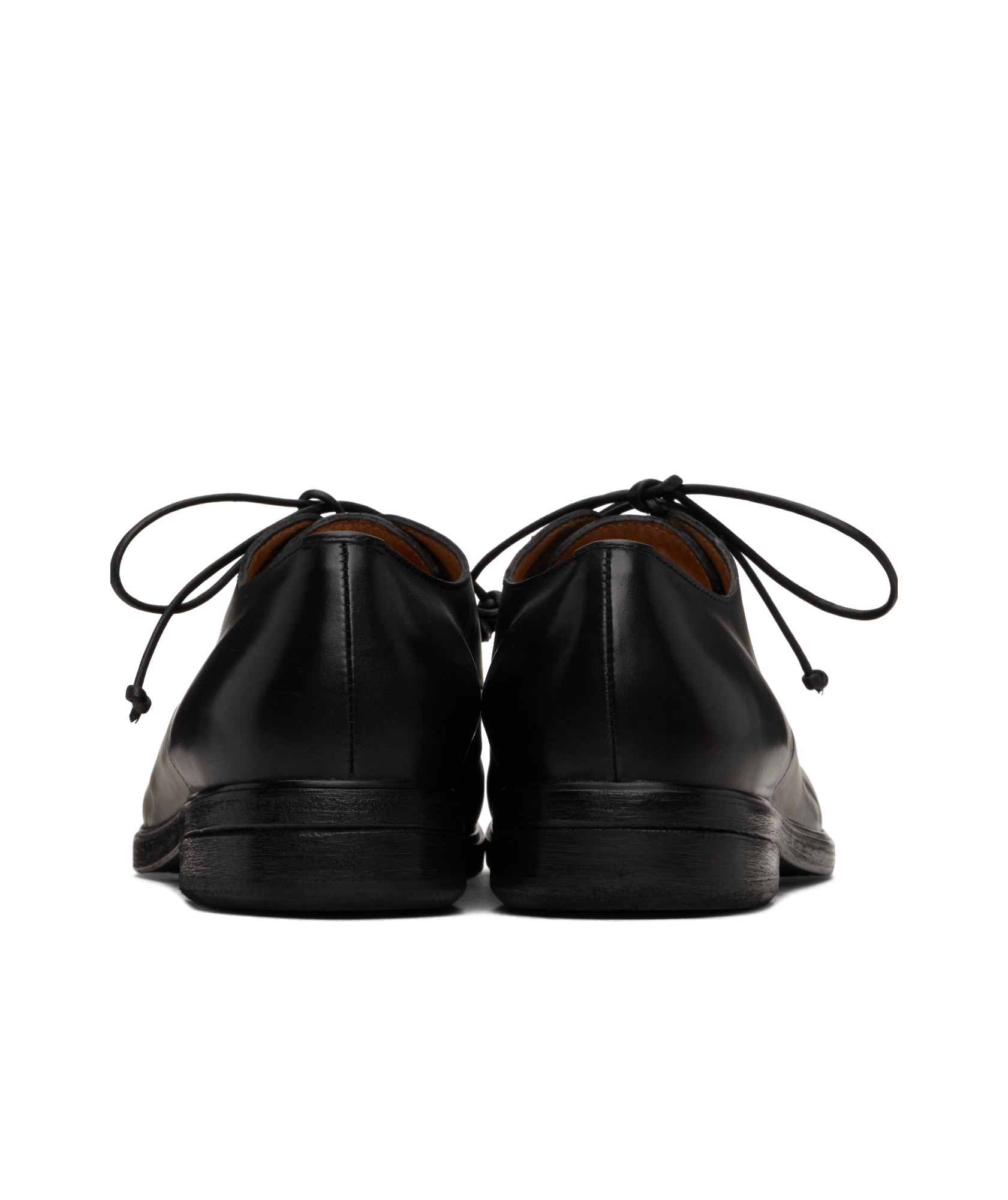 Marsèll Brown Zucca Zeppa Derbys In Black