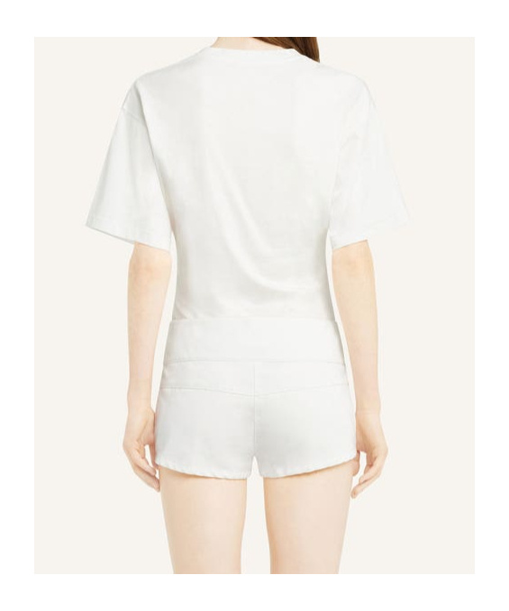 Shop Courrèges Appliqué T-shirt In White