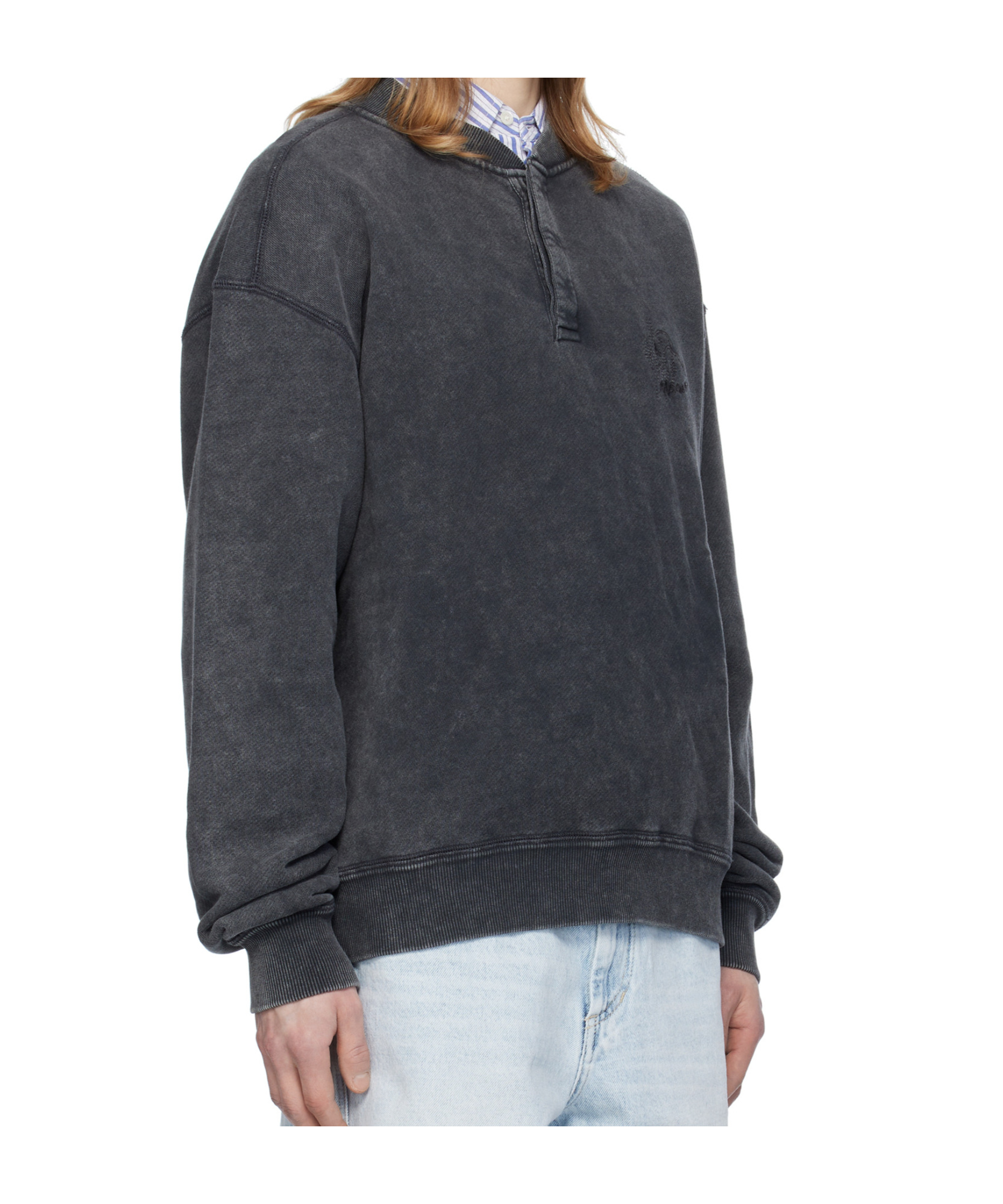 Isabel Marant Black Mathias Sweatshirt In Black