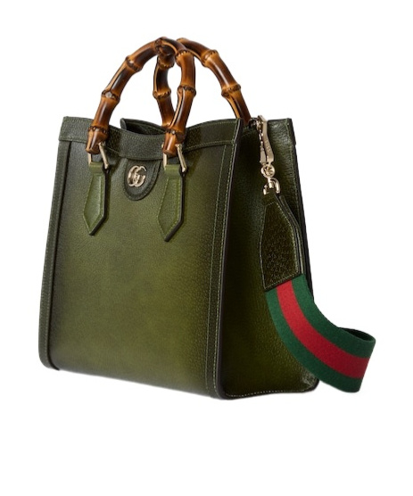 Gucci Diana Medium Tote Bag In Green