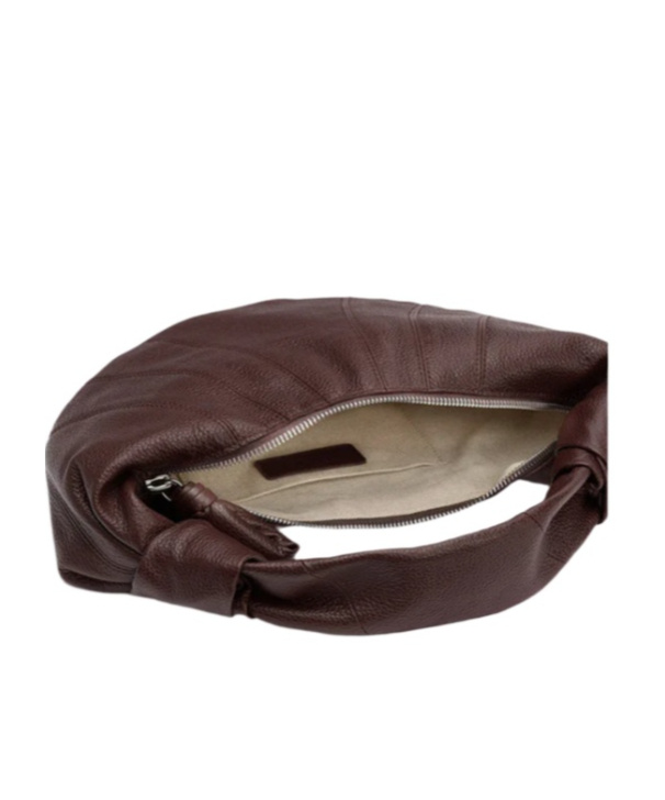 Lemaire Croissant Handbag In Brown