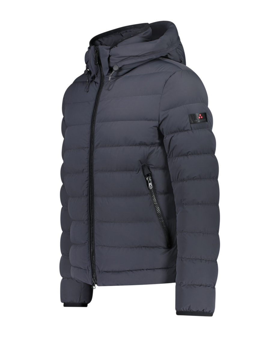Peuterey Logo-patch Padded-design Jacket In Black