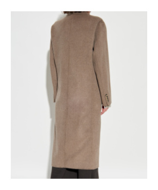 Rag & Bone Double-breasted Wool Coat In Brown