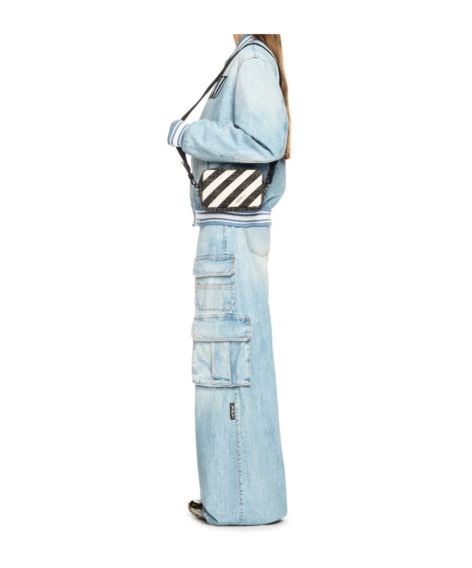 Off-white Quilting Shoulder Bag In Black